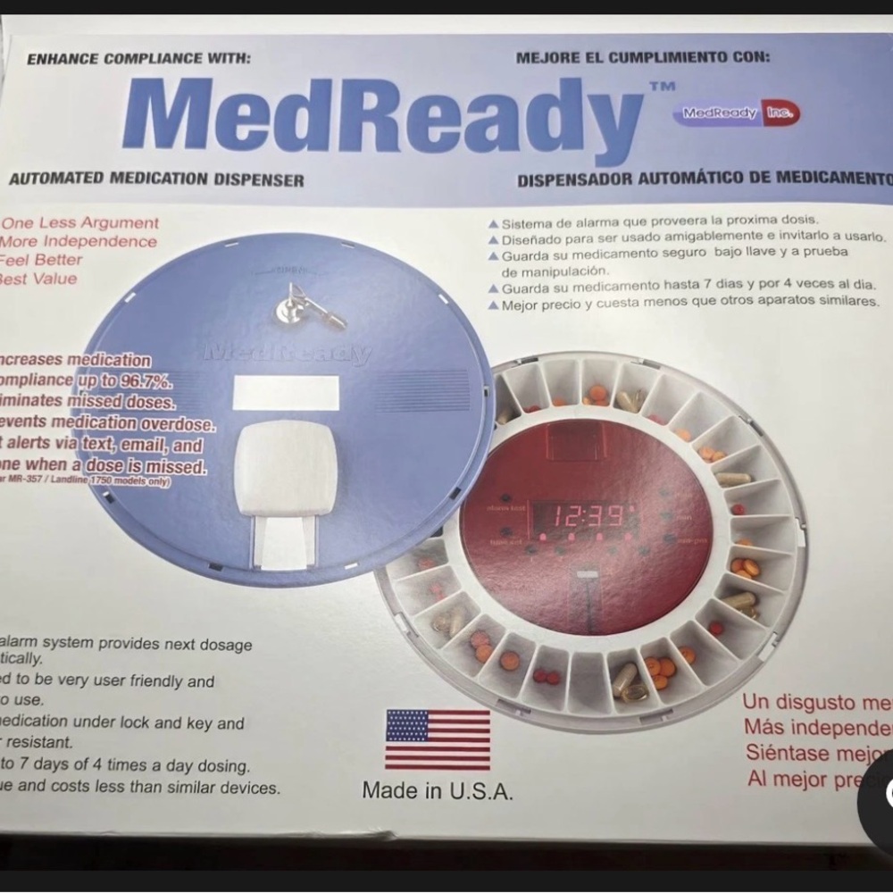 Automated Medication Dispenser - Blue
